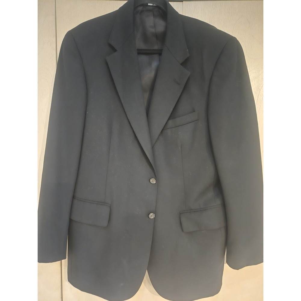 Polo University Club by Ralph Lauren Black 2 Button Blazer Sport‎ Coat Men's 44R